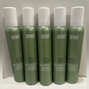 5 Brand New cans of Surface Gel Mousse